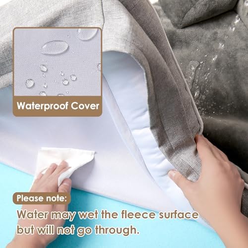 EHEYCIGA Orthopedic XXL Dog Bed, Waterproof Washable XL Big Pet Bed 48" - Image 3