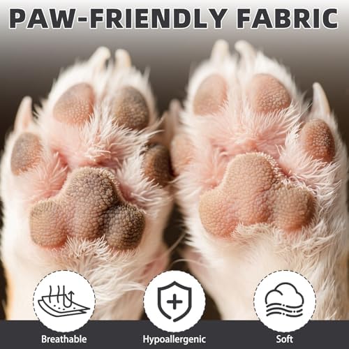 KOOLTAIL Dog Socks for Hot/Cold Pavement to Prevent Licking Paws,Dog Boots&Paw Protector for Hardwood Floors Anti Slip,Traction Control Booties for Small Medium Large Senior Dogs,XS - Image 5