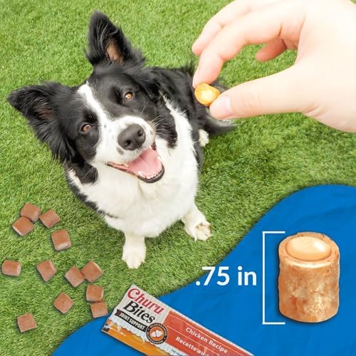 INABA Churu Bites Joint Support for Dog, Functional Lickable Dog Treat with Taurine & Green Tea Extract, 1.26oz Each, 18 Tubes Total, Chicken with Tuna Recipe - Image 4
