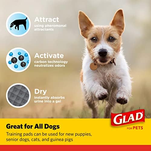 Glad for Pets Black Charcoal Puppy Pads, Large, 150 Count - Image 3