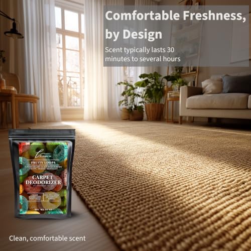 Lapew Fruity Loops Carpet Deodorizer Powder - Pet Safe Freshener for Vacuuming | Scented Odor Eliminator for Home | 36 oz - Image 5