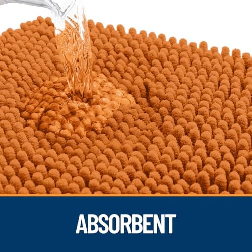 OLANLY Dog Door Mat for Muddy Paws 30x17, Super Absorbent Chenille Mud Mat - Image 3