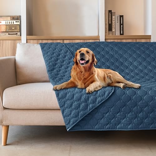 gogobunny Waterproof Pet Blanket for Bed, Washable Couch Cover for Dog Cat by gogobunny