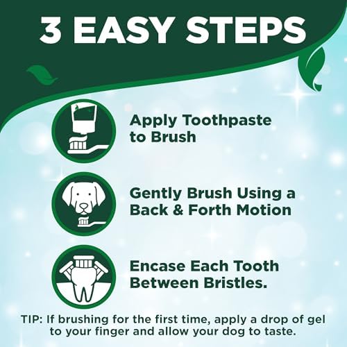 Vet's Best Dog Toothpaste & Toothbrush Dental Care Kit, with Brush 3.5 oz - Image 4