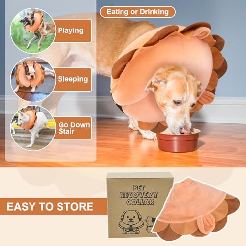 BEAUTYZOO Dog Cone Collar Alternative After Surgery,Pet Neck Donut E-Collar - Image 6