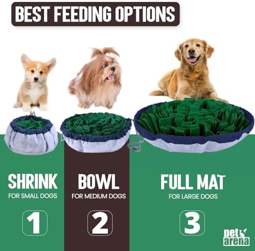PET ARENA Adjustable Snuffle Mat for Dogs Puzzle Feeder Toy - Image 2