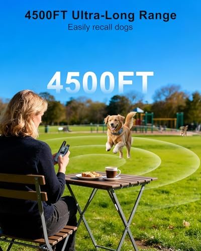 Dog Shock Collar - 4500FT Dog Training Collar with Remote - Image 3
