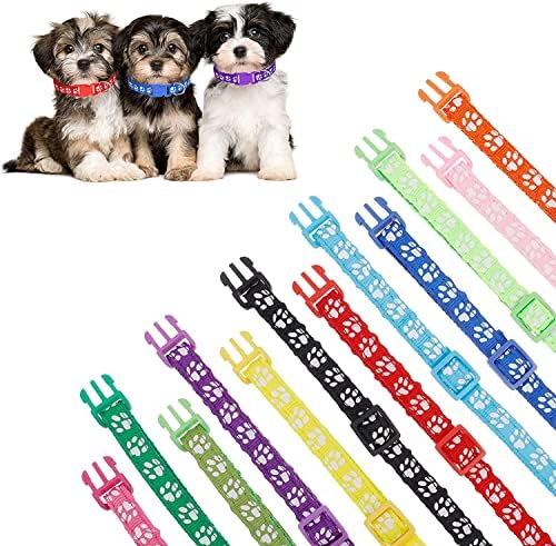 12 Pack Puppy Collars for Litter Adjustable Puppy ID Collars - Image 5