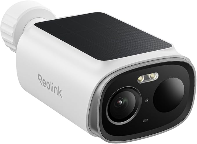 REOLINK Security Cameras Wireless Outdoor, 3K 5MP Dual-Band 2.4/5GHz WiFi 6, Person/Vehicle/Animal Smart AI Detection, IP67, max. 512G Local Storage, Smart Alerts, No Subscription, Argus Solar by Unknown