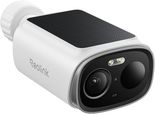 REOLINK Security Cameras Wireless Outdoor, 3K 5MP Dual-Band 2.4/5GHz WiFi 6, Person/Vehicle/Animal Smart AI Detection, IP67, max. 512G Local Storage, Smart Alerts, No Subscription, Argus Solar by Unknown