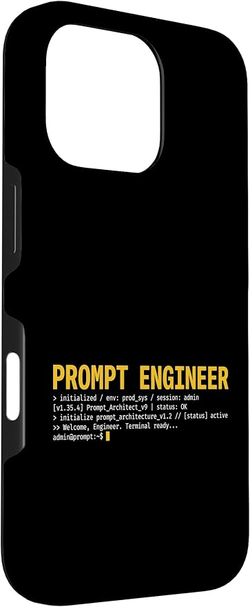 Prompt Engineer Terminal Screen AI Developer Software Coder Case for iPhone 16 Pro - Image 3