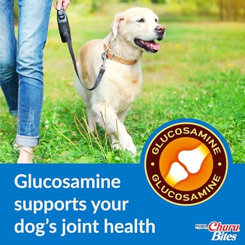 INABA Churu Bites Joint Support for Dog, Functional Lickable Dog Treat with Taurine & Green Tea Extract, 1.26oz Each, 18 Tubes Total, Chicken with Tuna Recipe - Image 5