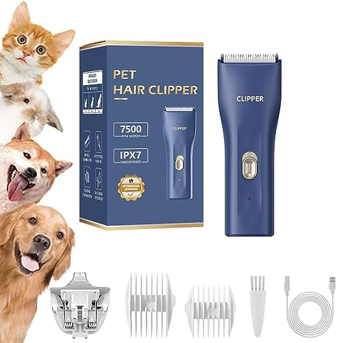 Dog Grooming Kit Clipper for Thick Coat by Grimgrow