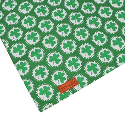 PTDECOR St.Patrick's Day Dog Bandana, Green Irish Shamrock Dog Scarf, Large - Image 6