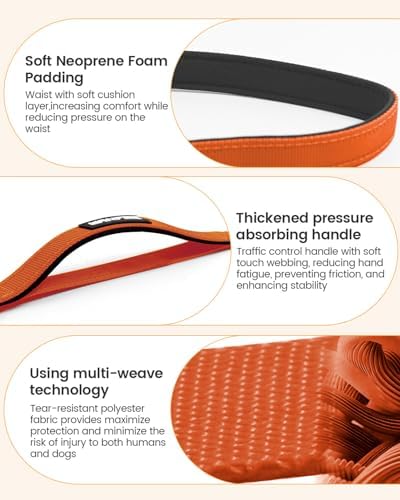 Hands Free Dog Leash, Multifunctional Crossbody Dog Leash - Image 4