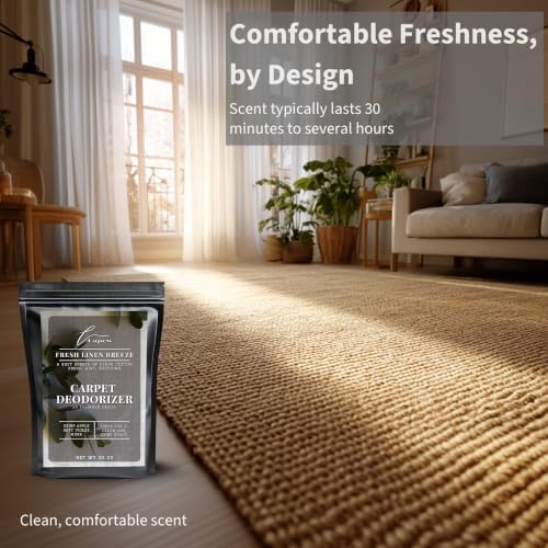 Lapew Fresh Linen Carpet Deodorizer Powder - Pet Safe Freshener for Vacuuming | Scented Odor Eliminator for Home | 36 oz - Image 5