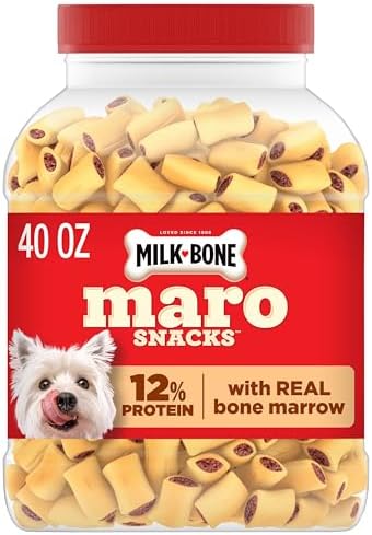 Milk-Bone MaroSnacks Small Dog Treats with Real Bone Marrow, 40 Oz. by Milk-BoneDogTreats