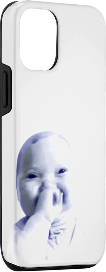 AI Baby Holding Laugh Meme Case for iPhone 12/12 Pro - Image 3