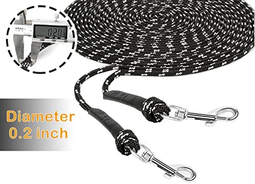 Extra Long Cat Leash for Yard, 15M/50FT Lightweight Outdoor Cat Leash Long Light Extension, Long Thin Lead for Rabbits, Kitten, Puppy and Small Animals - Image 2