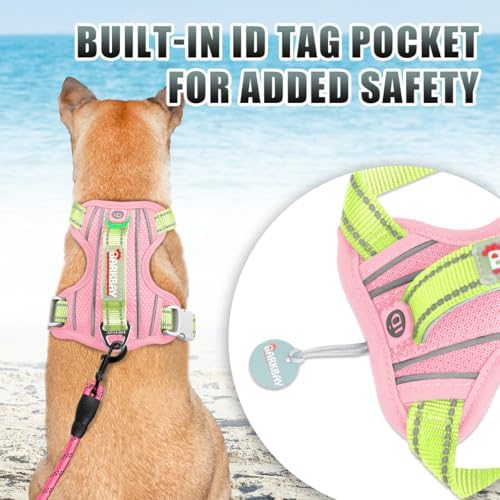 BARKBAY Dog Harness for Small Sized Dog No Pull Dog Vest ID Tag Pocket - Image 2