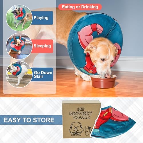 BEAUTYZOO Dog Cone Collar Alternative After Surgery,Pet Neck Donut E‑Collar - Image 6