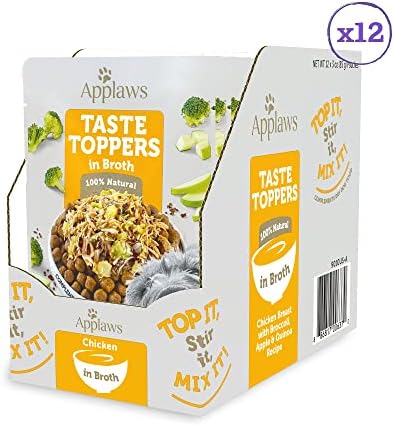 Applaws Taste Toppers Chicken in Broth Wet Dog Food 12-Pack 3 oz Pouches - Image 2