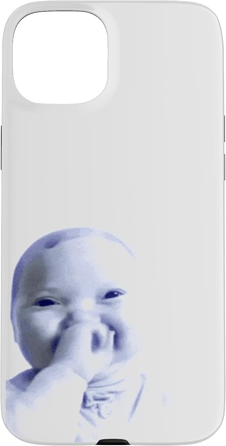 AI Baby Holding Laugh Meme Case for iPhone 15 Plus by Unknown