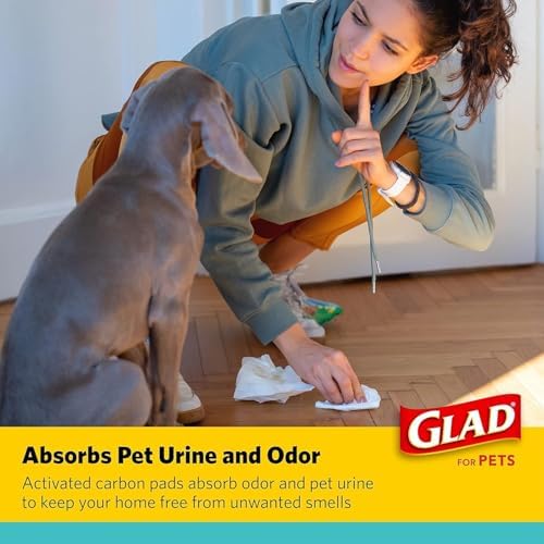 Glad for Pets Black Charcoal Puppy Pads, 17.5 x 23.5 Inch, 120 Count, 2-Pk - Image 6