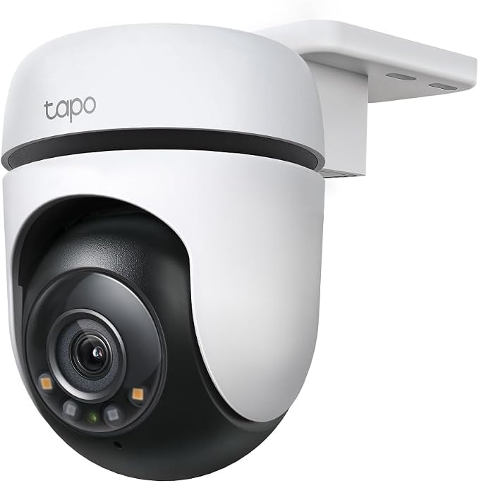 Tapo 2K Outdoor Wired Pan/Tilt Security Wi-Fi Camera, 360° View, Motion Tracking, Works w/Alexa & Google Home, Color Night Vision, Free AI Detection, Cloud & SD Card Storage(up to 512GB), Tapo C510W by Unknown