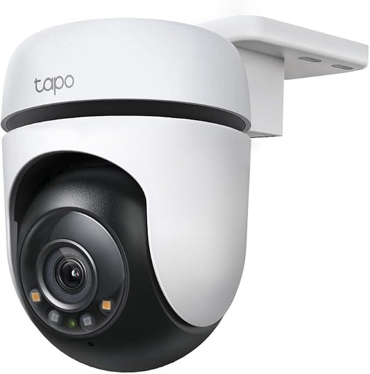 Tapo 2K Outdoor Wired Pan/Tilt Security Wi-Fi Camera, 360° View, Motion Tracking, Works w/Alexa & Google Home, Color Night Vision, Free AI Detection, Cloud & SD Card Storage(up to 512GB), Tapo C510W by Unknown