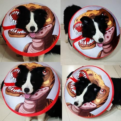 BEAUTYZOO Dog Cone Collar Alternative After Surgery,Pet Neck Donut E‑Collar - Image 2