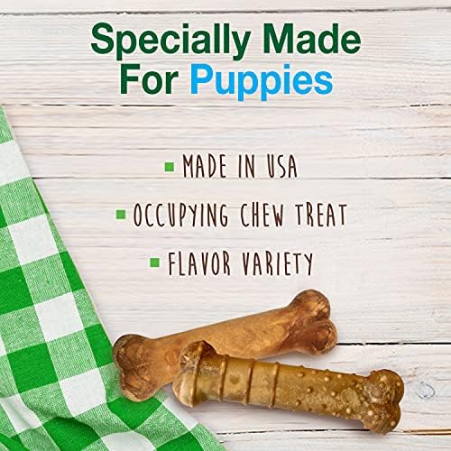 Nylabone Healthy Edibles Puppy Dog Treats Variety Pack, 3 Count - Image 3
