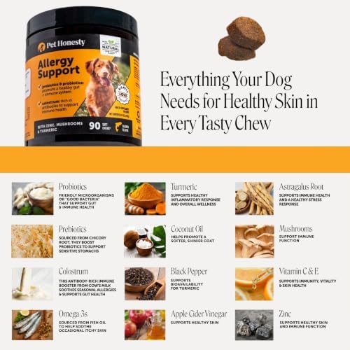 Pet Honesty Dog Allergy Chews for Itch & Allergy Relief, Salmon, 90ct - Image 3