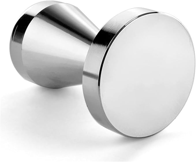 51mm Espresso Tamper, Coffee Tamper with Flat Base, Solid Aluminum Alloy Coffee Press Tool, Chrome-Plated Hand Espresso Tamper for 51mm Portafilter Espresso Machines - Image 6