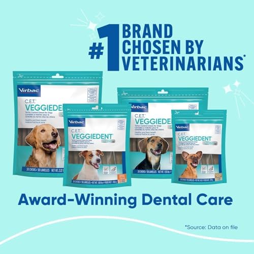 Virbac C.E.T. VEGGIEDENT FR3SH Tartar Control Chews for Dogs, Extra Small, 8 oz, (Pack of 2) - Image 3