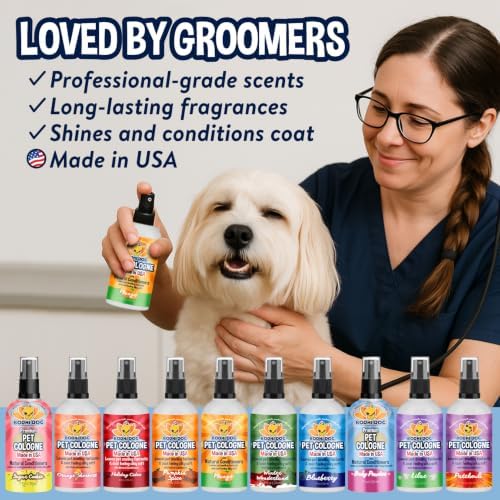 Bodhi Dog Premium Dog Cologne - Deodorizing Dog Perfume & Conditioner for Dogs & Cats - Natural Long Lasting Spray - Keeps Pets Fresh All Day - Gentle & Safe Formula, Made in USA (Mango 4 Fl Oz) - Image 2