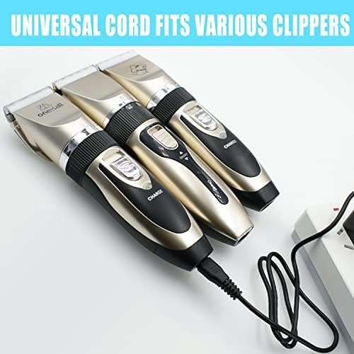 Universal Hair Clipper Charger Cord, Replacement Charger Cable Compatible with Various Dog Clippers,Fit oneisall Dog Clippers,Fit SUPRENT Hair Clippers etc, 5V Power Adapter Charging Line - Image 6