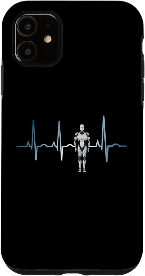 iPhone 11 Ai Heartbeat Love Ai EKG Heart Funny Idea for Ai lover Case by Unknown