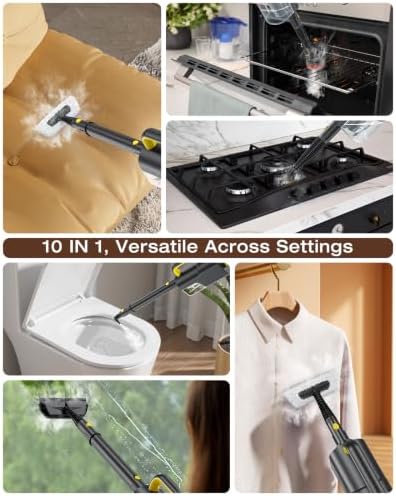 Steam Cleaner, 10-in-1 Detachable Handheld Steam Mop for Multi-Surface - Image 4