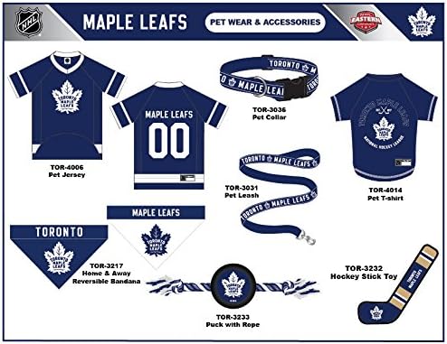 NHL Toronto Maple Leafs Jersey for Dogs & Cats, X-Small. - Let Your Pet Be A Real NHL Fan! (Pack of 2) - Image 6