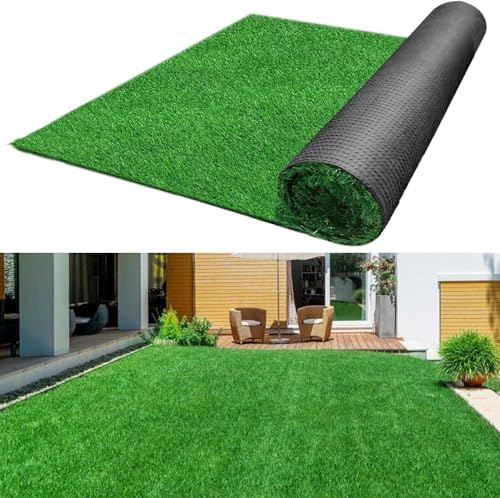 98.5 x 39.3in Dog Grass Pad, Extra Large Artificial Grass Turf Mat, Fake Grass for Large Dog Potty Training Indoor Outdoor Balcony Patio Lawn Decoration by SSRIVER