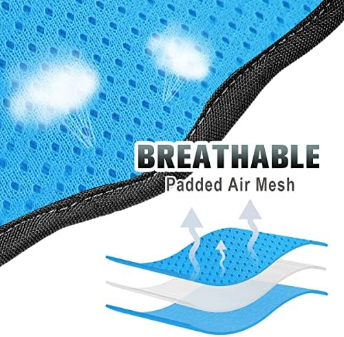 BARKBAY No Pull Dog Harness Large Step in Reflective Dog Harness with Front Clip and Easy Control Handle for Walking Training Running with ID tag Pocke(Blue/Black,M - Image 6