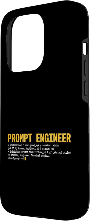 Prompt Engineer Terminal Screen AI Developer Software Coder Case for iPhone 15 Pro - Image 2