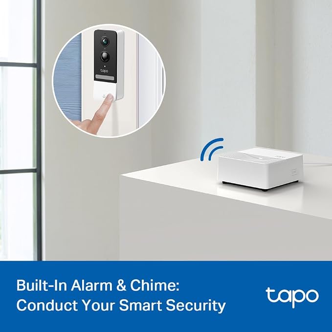 TP-Link Tapo Smart Hub with Built-In Chime, REQUIRES 2.4GHz Wi-Fi, Connect up to 64 Smart + 4 Camera Devices, Sub-1G Low-Power Wireless Protocol, 512GB Local Storage, Tapo H200 - Image 6