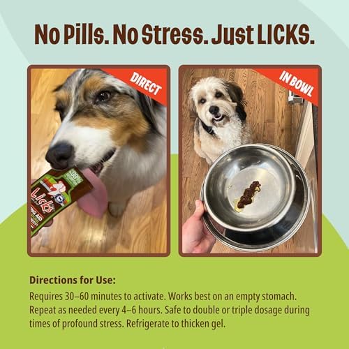 Licks Zen Calming Aid, L-Theanine, Braised Beef Flavor, 15 Packets - Image 6