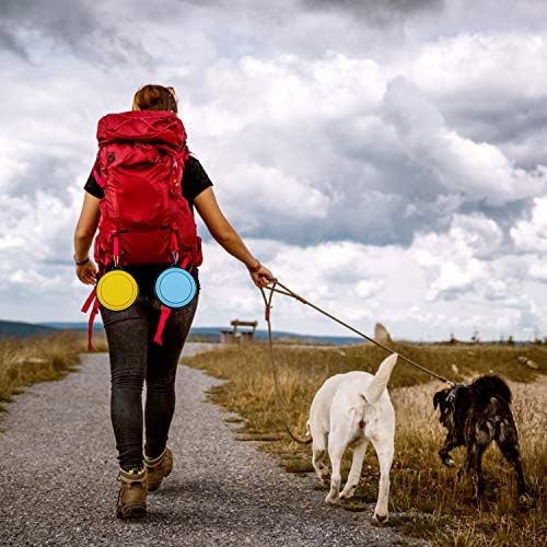 ME.FAN Collapsible Dog Bowl for Travel (12oz), 6 Pack - Image 7