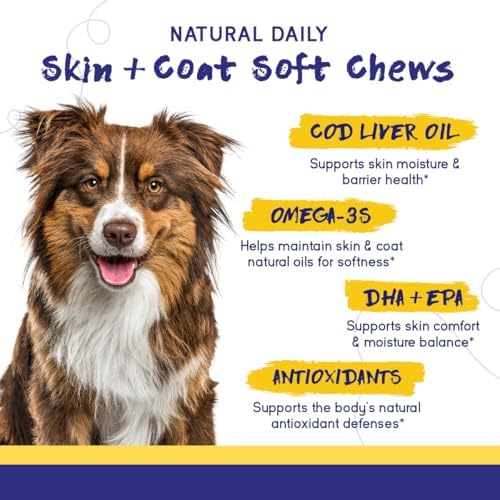 PupGrade Skin & Coat Supplement for Dogs, Duck Flavor – 180 Soft Chews - Image 5