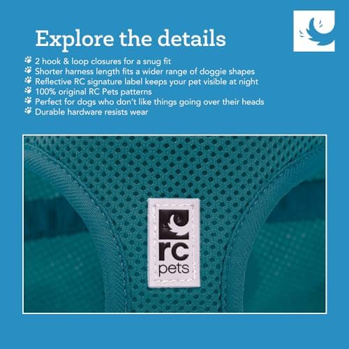 RC Pet Products Cirque Soft Walking Step-in Dog Harness, Pineapple Parade, Large - Image 2