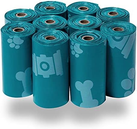 Best Pet Supplies Poop Bags for Dogs - Turquoise, 150 Count by BestPetSuppliesLLC