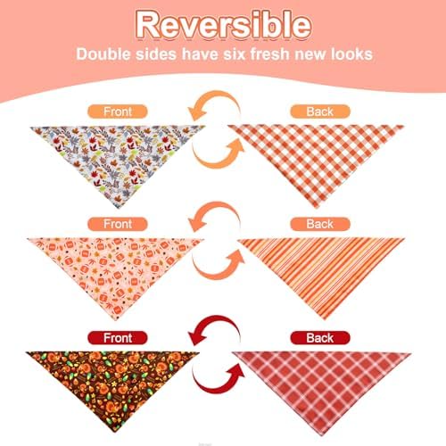 Fall Dog Bandanas Small 3PCS, Scarf for Boy and Girl - Image 7